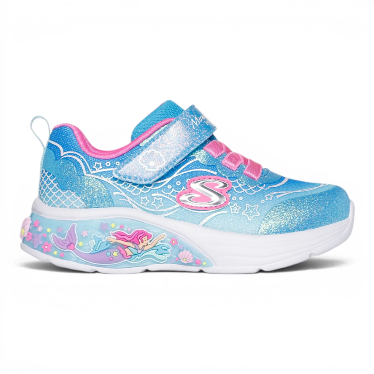 303061N-BLMT My Dreamers Lil Mermaid dječje tenisice plave – Skechers