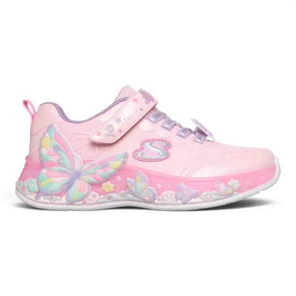 Roze dječje tenisice Butterfly Bliss – Skechers
