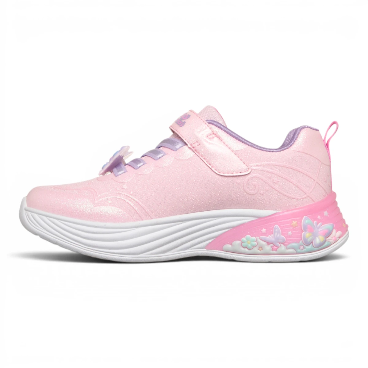 303065L-LPMT Roze dječje tenisice Butterfly Bliss – Skechers