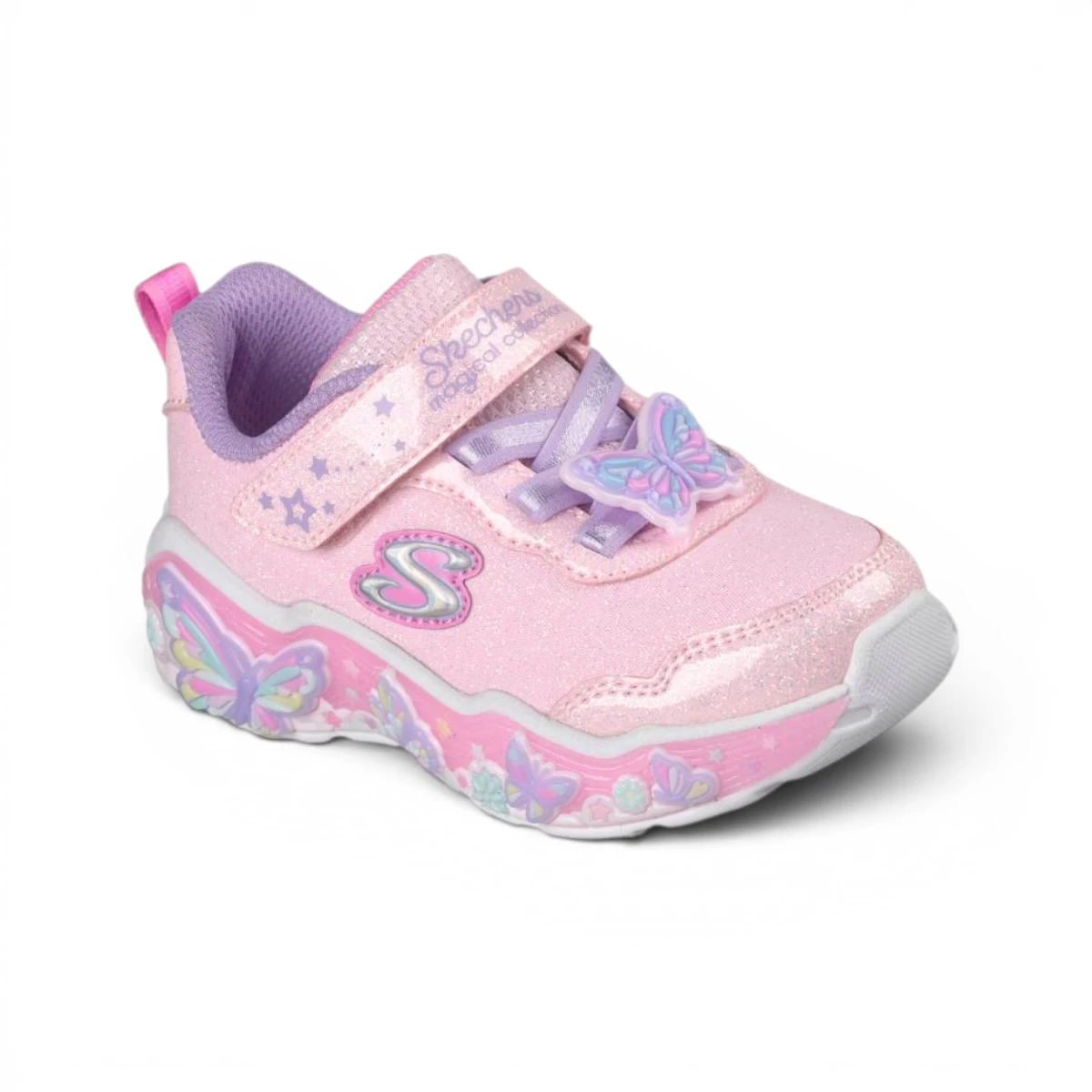 303066N-LPMT Lil Butterfly Bliss dječje tenisice roze – Skechers
