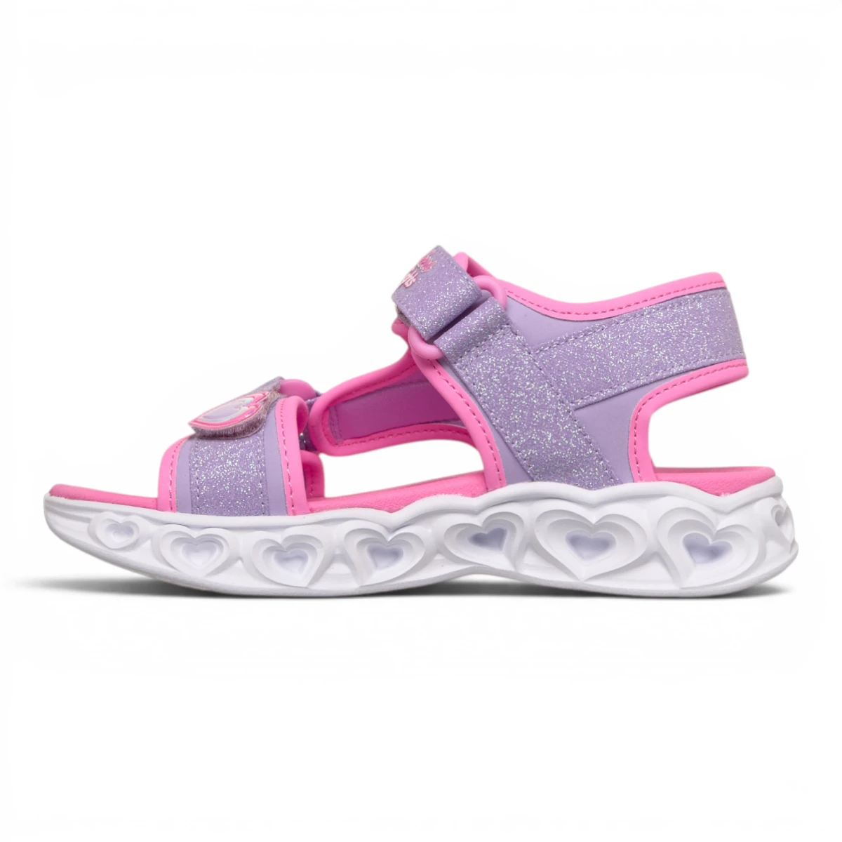 303114L-LVPK Heart Lights Sandals Sugar dječje sandale rozo-ljubičaste – Skechers