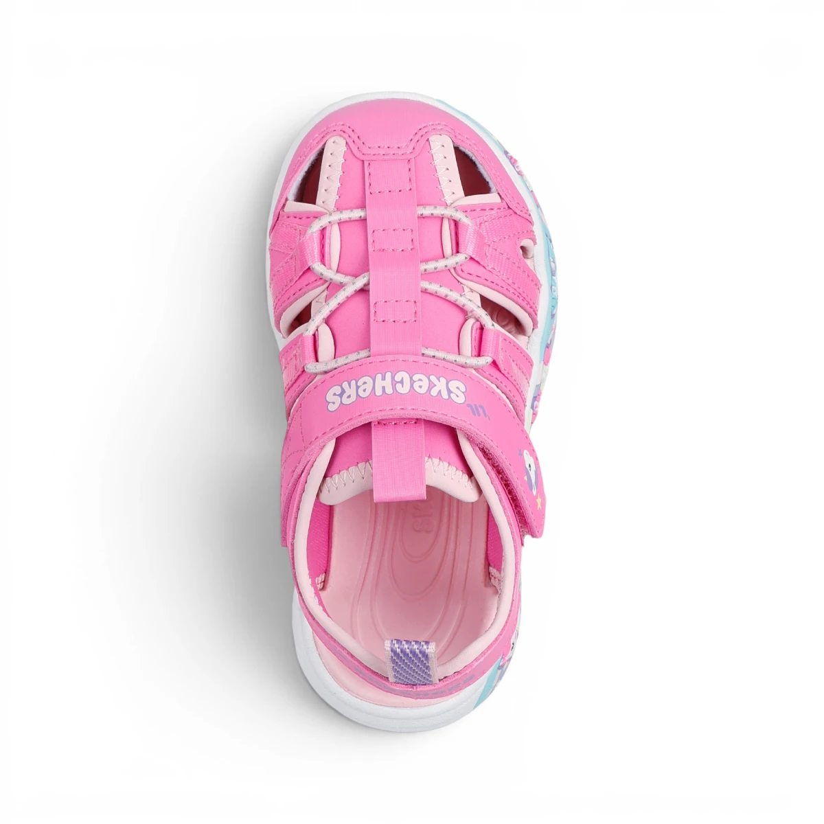 303162N-PKLP Play Scene Splash Cute Crew dječje sandale roze – Skechers