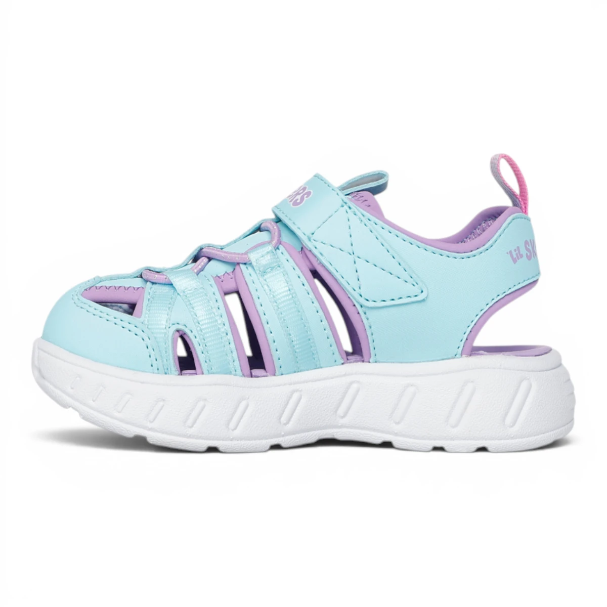 303162N-TQLV Play Scene Splash Cute Crew dječje sandale tirkizno-ljubičaste – Skechers