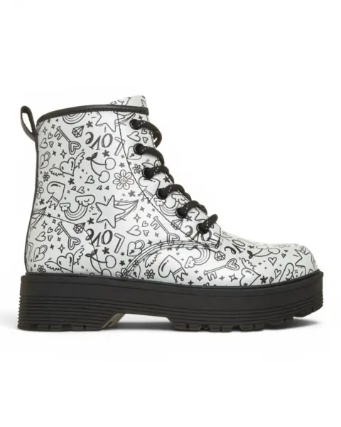 Dječje Čizme Skechers Gravlen Hi - Doodle Down SLBK