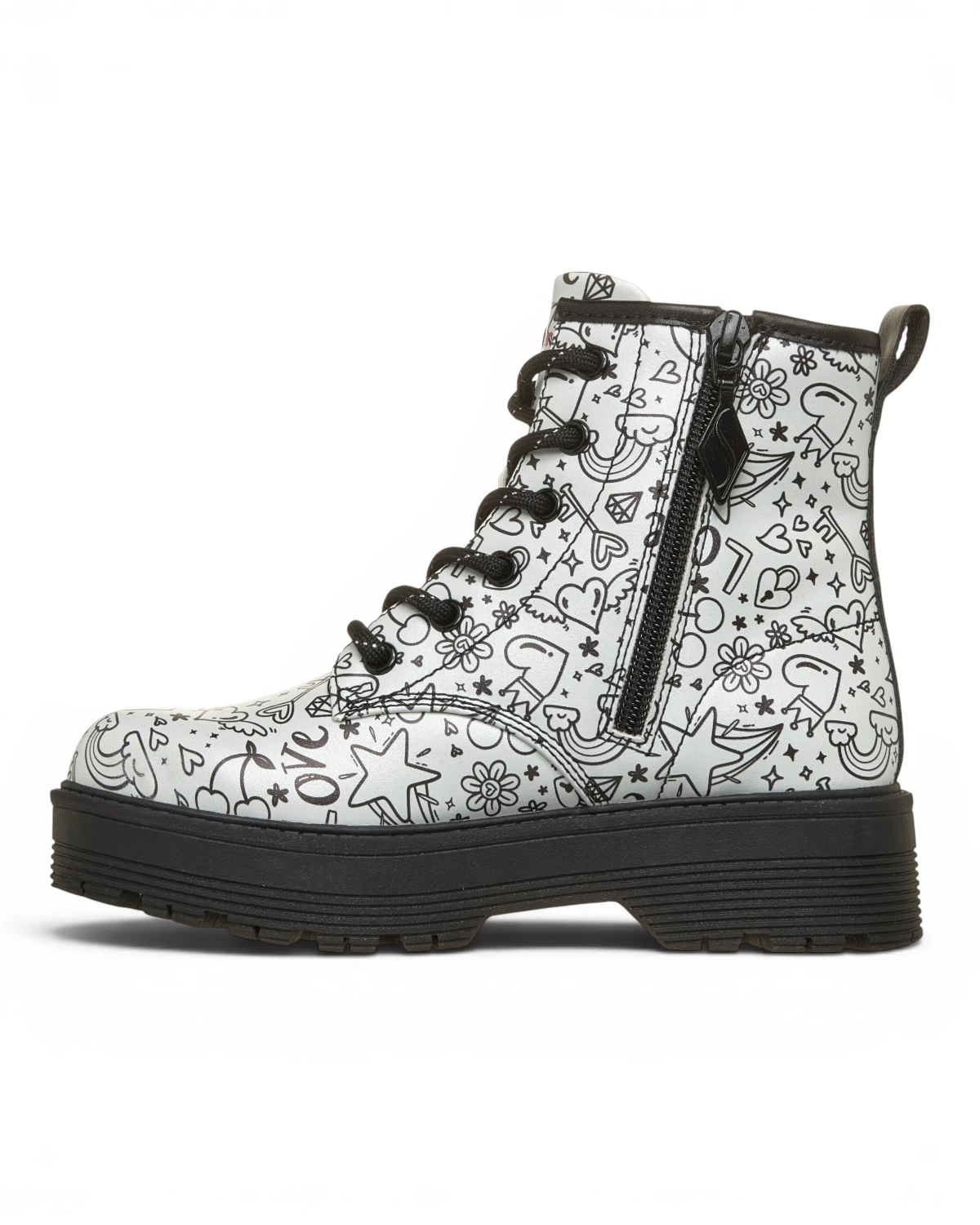 303408L-SLBK Skechers GRAVLEN HI - DOODLE DOWN SLBK