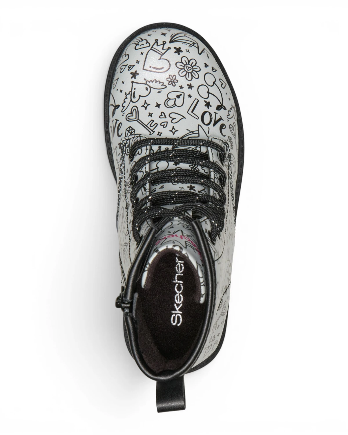 303408L-SLBK Skechers GRAVLEN HI - DOODLE DOWN SLBK