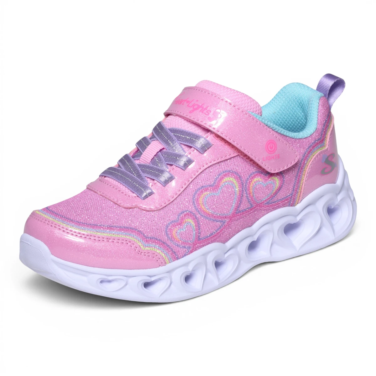 303736NC-PKMT Skechers HEART LIGHTS - BUBBLE LOVE PKMT