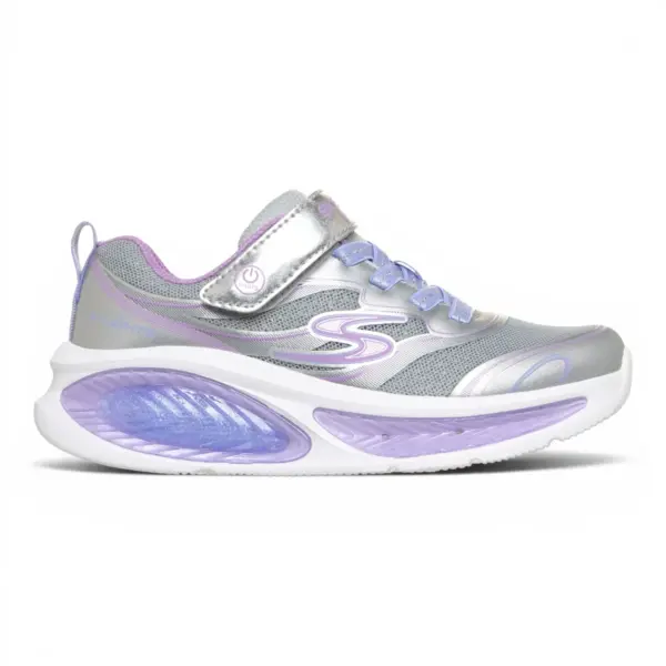 Skechers Cosmic Glow 2.0 SMLT - Dječje Srebrne Tenisice
