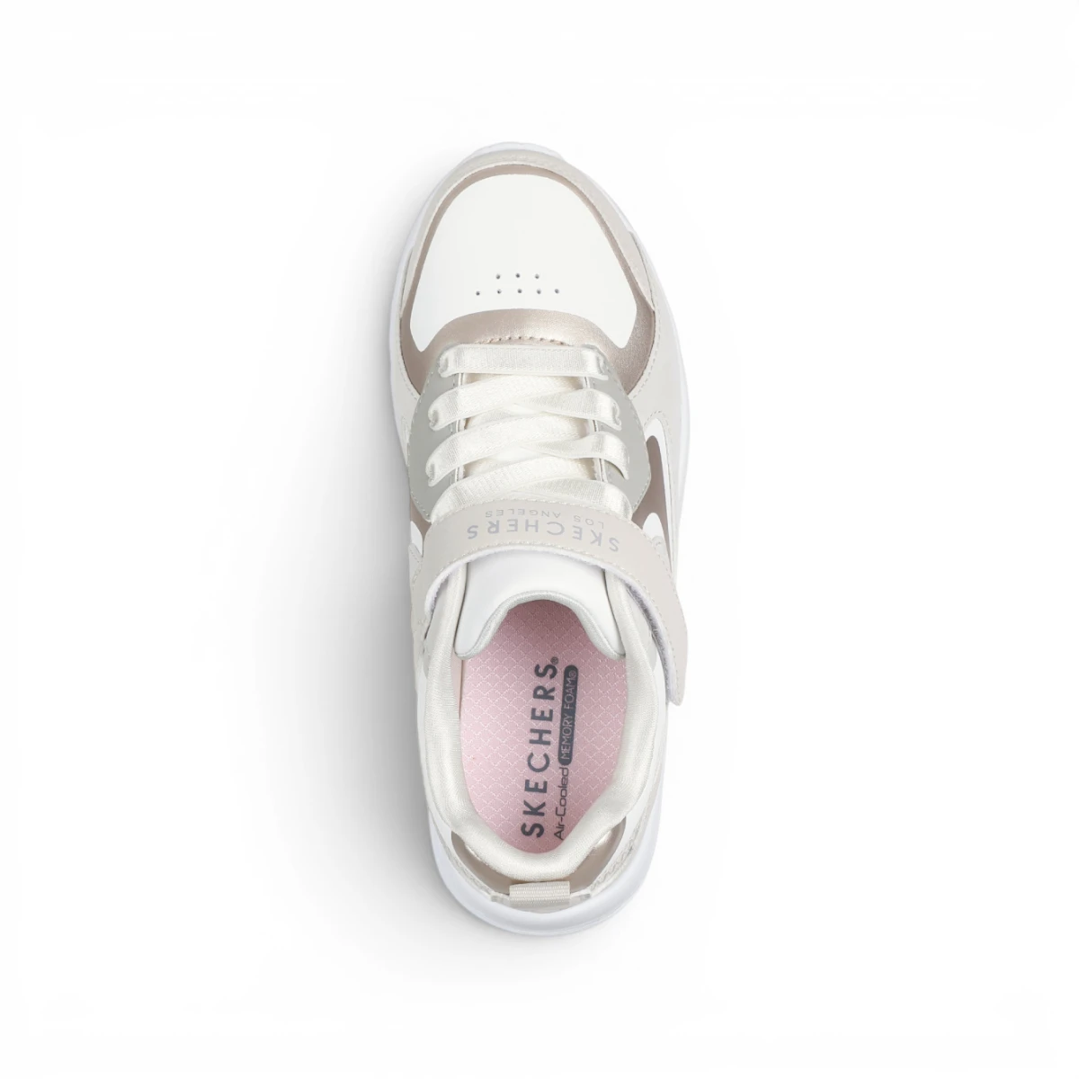 310380L-NAT UNO Lite Metallic Burst dječje tenisice bež – Skechers