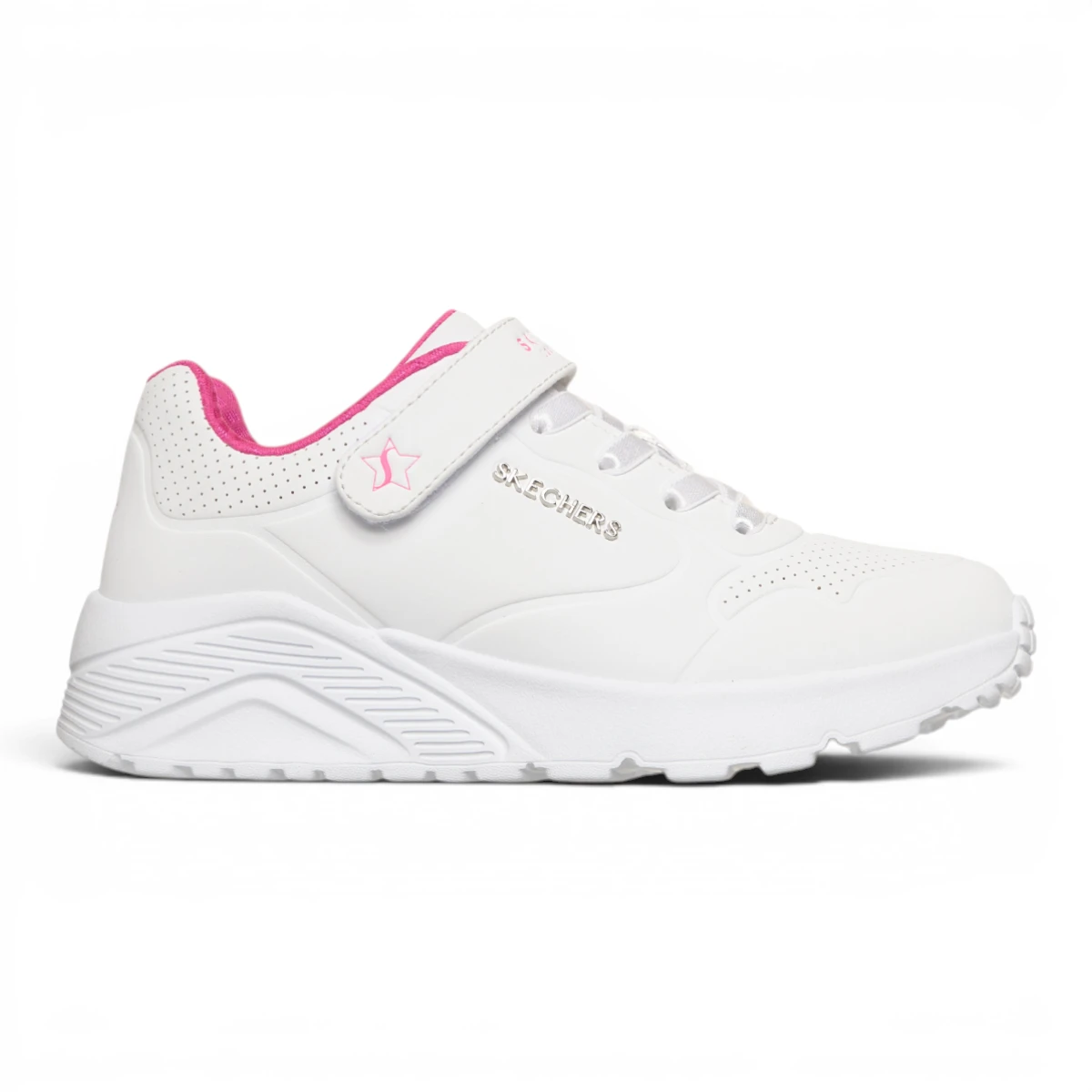 310429L-WHP UNO Lite Star Icon dječje tenisice bijelo-roze – Skechers
