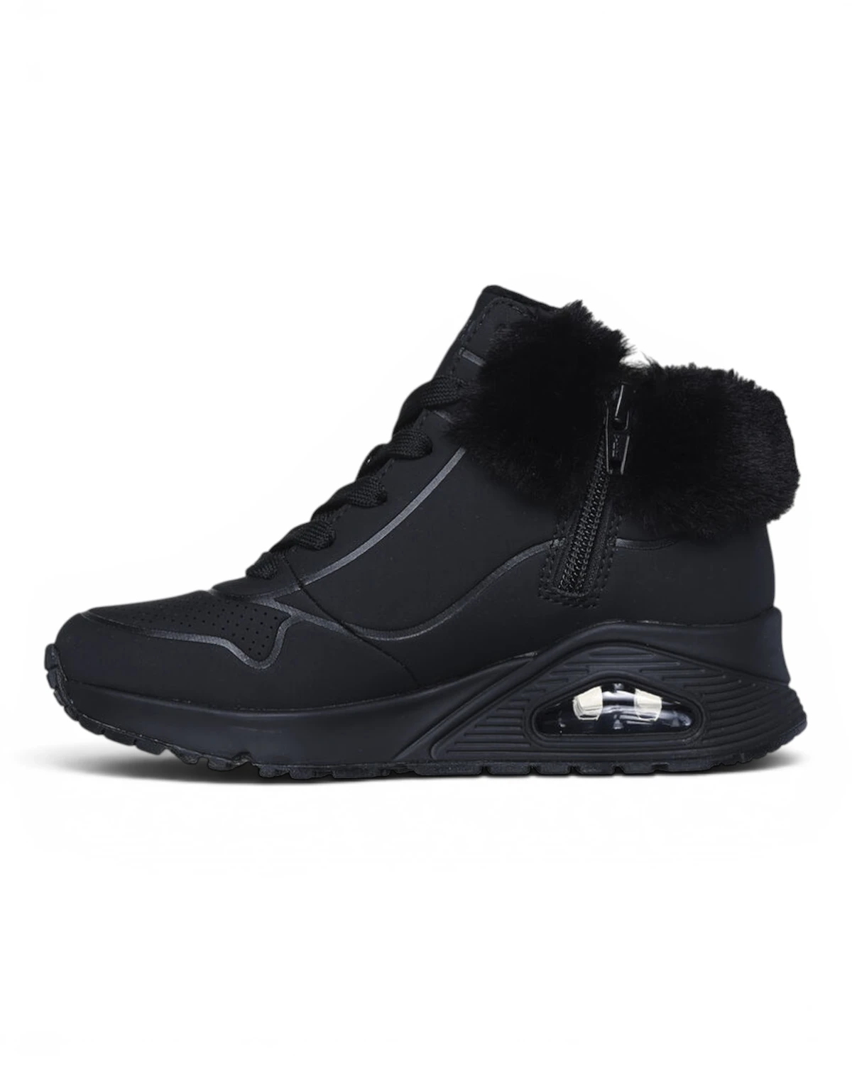 310539L-BBK UNO Fall Air dječje gležnjače crne – Skechers
