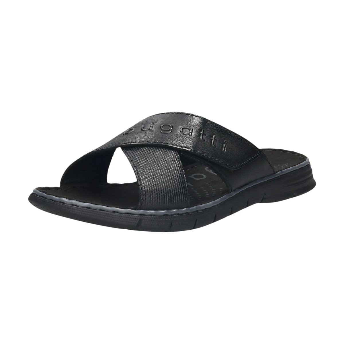 311-A3282-3500-1000 Bugatti muške natikače black