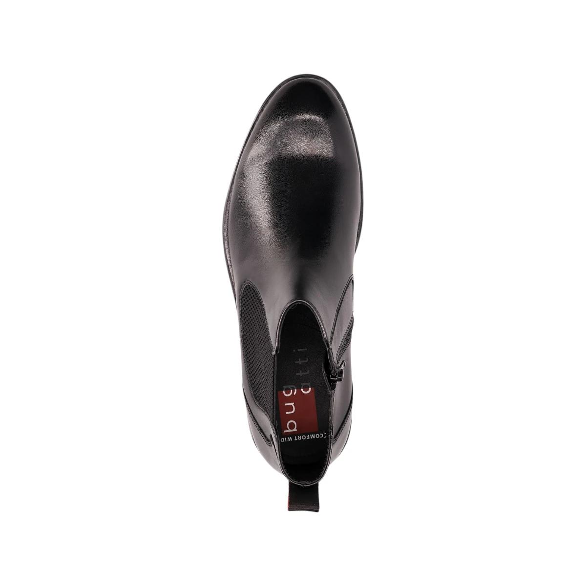 311-AO530-4000-1000 Bugatti chelsea black muška gležnjača