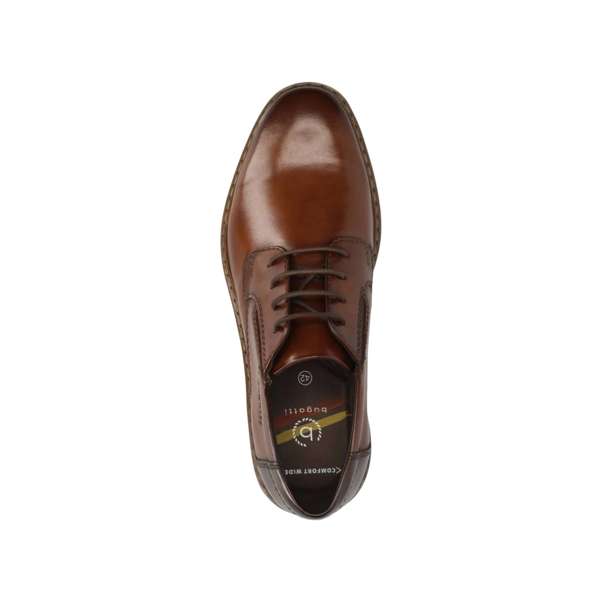 311-AOC03-1111-6361-460 Bugatti Muška cipela Rigalo Evo Cognac/Dark Brown