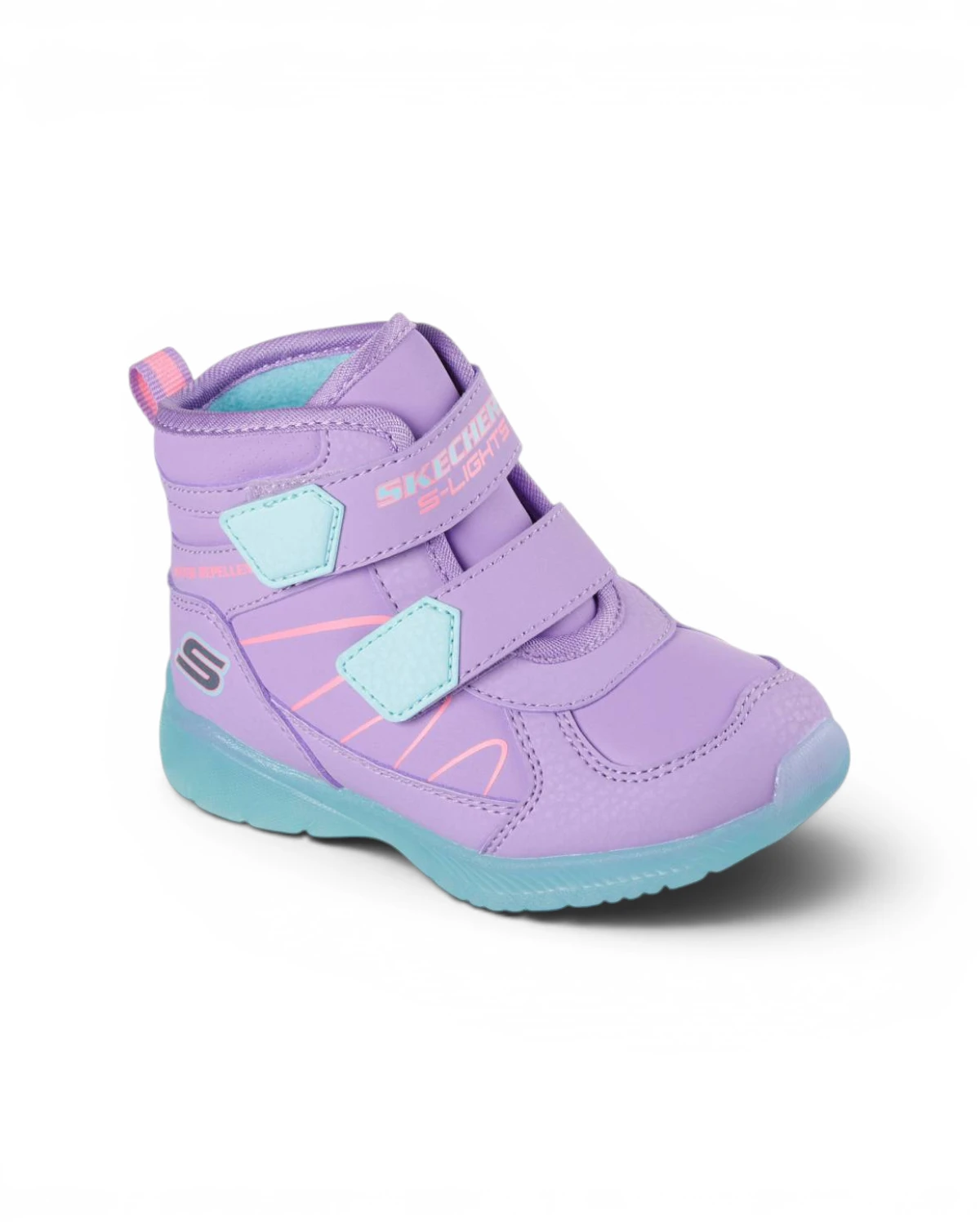 319310N-LVMT Illumi-Brights Polar Steppe dječje gležnjače ljubičasto-roze – Skechers