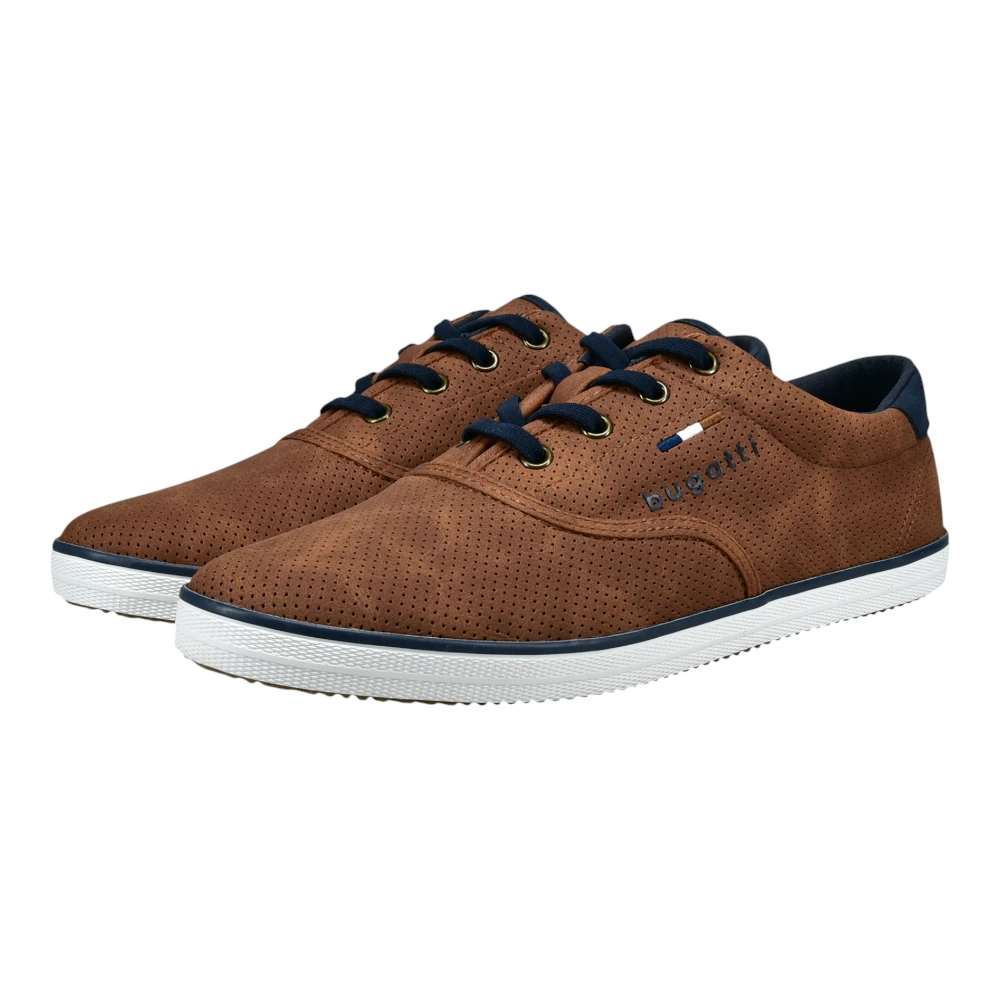321AFH015050-6341 Bugatti Tenisice Cognac Dark Blue