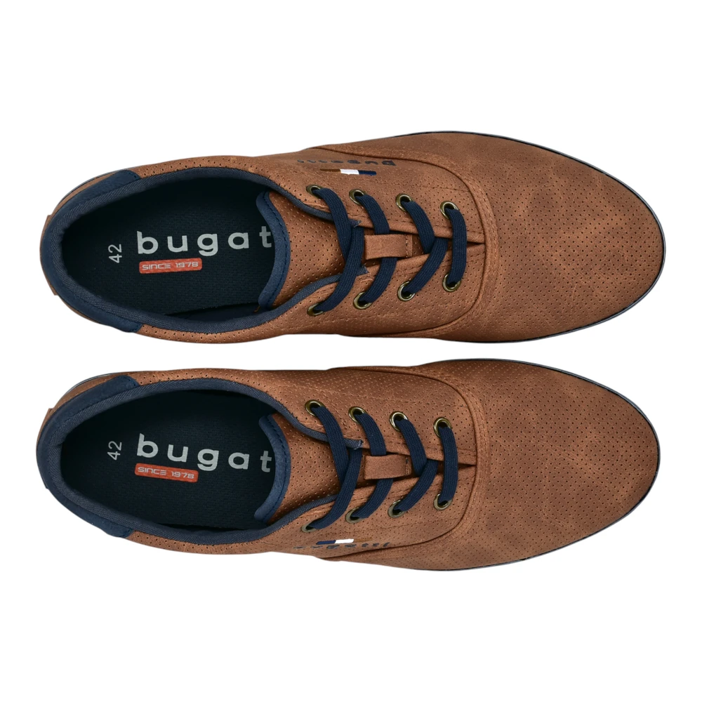 321AFH015050-6341 Bugatti Tenisice Cognac Dark Blue