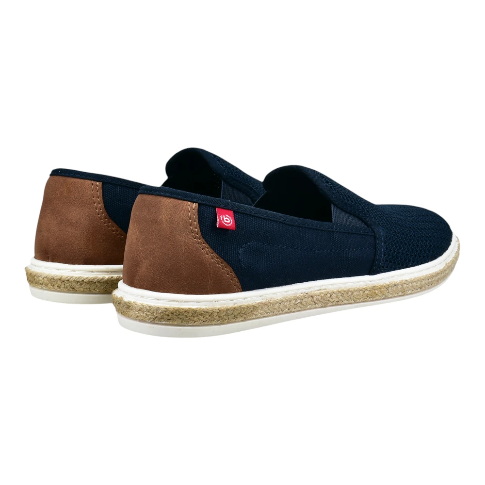 321ASP616969-4163 Bugatti mokasina dark blue/cognac