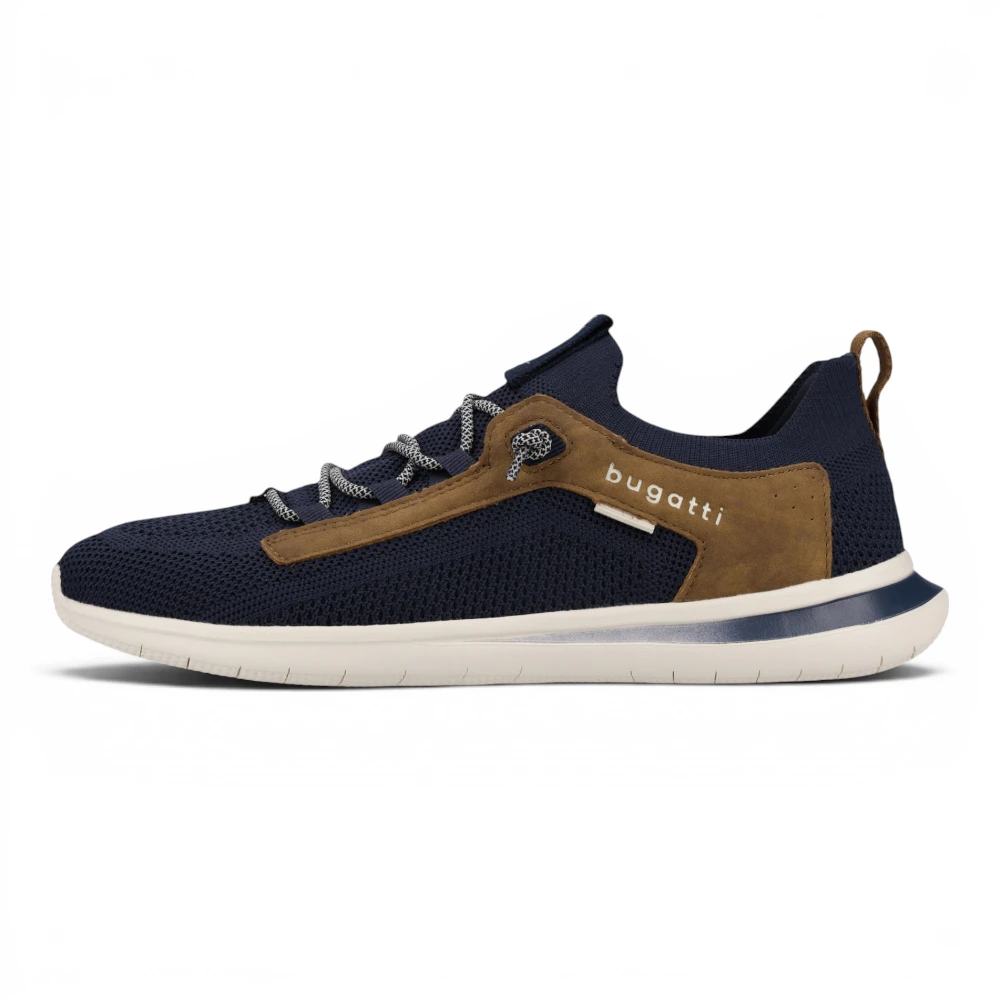 321AWO626950-4163 Bugatti Tenisice Dark Blue Cognac