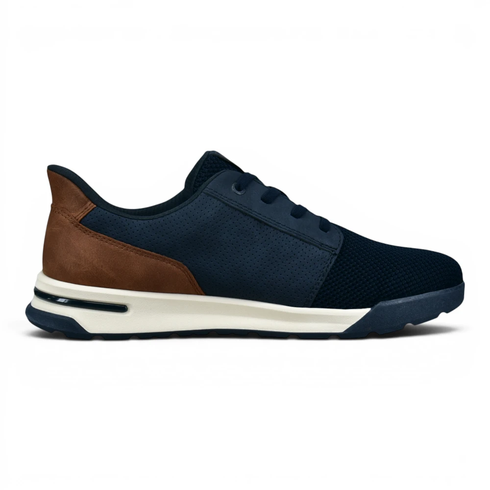 321AWP026950-4163 Bugatti cipele dark blue/cognac