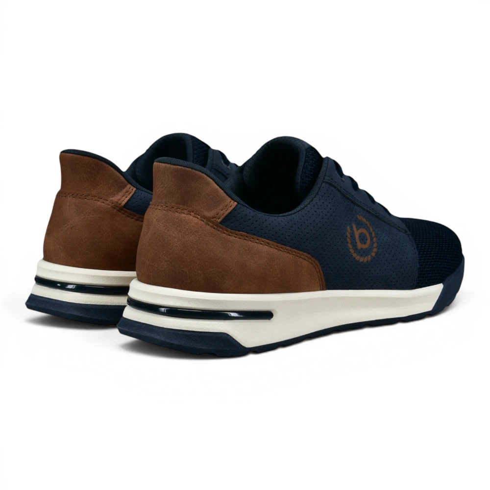 321AWP026950-4163 Bugatti cipele dark blue/cognac
