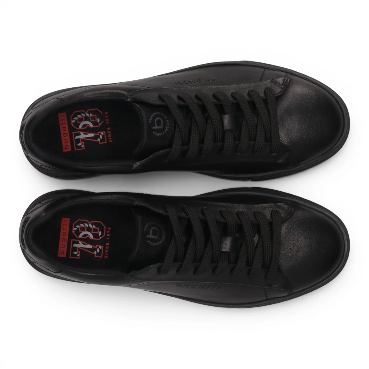 322AS2061000-1000 Crne muške casual tenisice - Bugatti