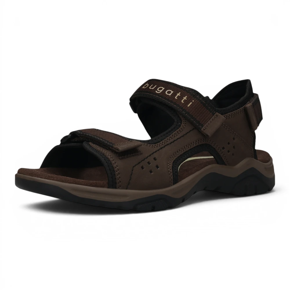 325AS7812569-6110 Bugatti sandala dark brown/black
