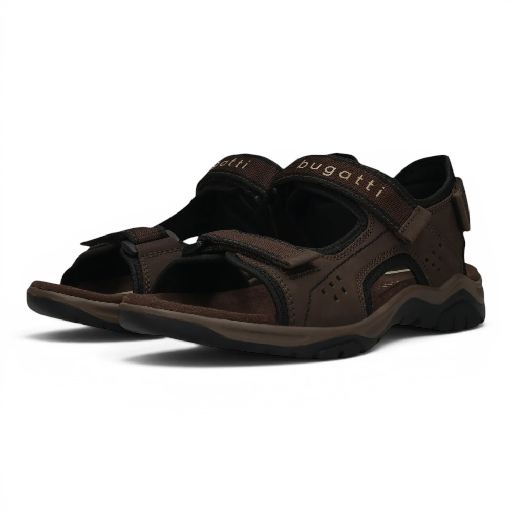 325AS7812569-6110 Bugatti sandala dark brown/black