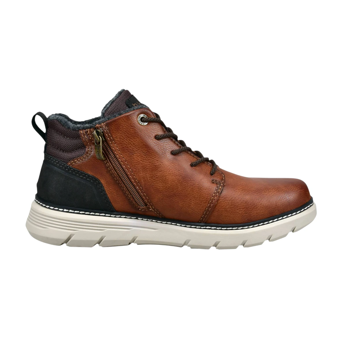 331-AP030-5055-6361 Bugatti muška gležnjača Palau Cognac/Dark Brown