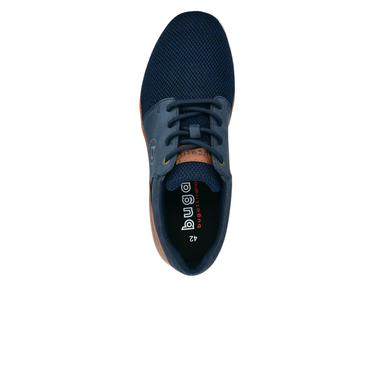 341-AFA01-6900-4100 Bugatti muška cipela Blue/Cognac