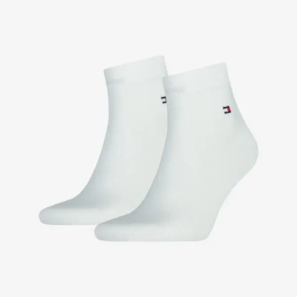 342025001-300 Tommy Hilfiger muške čarape Men Quarter Sock 2P white