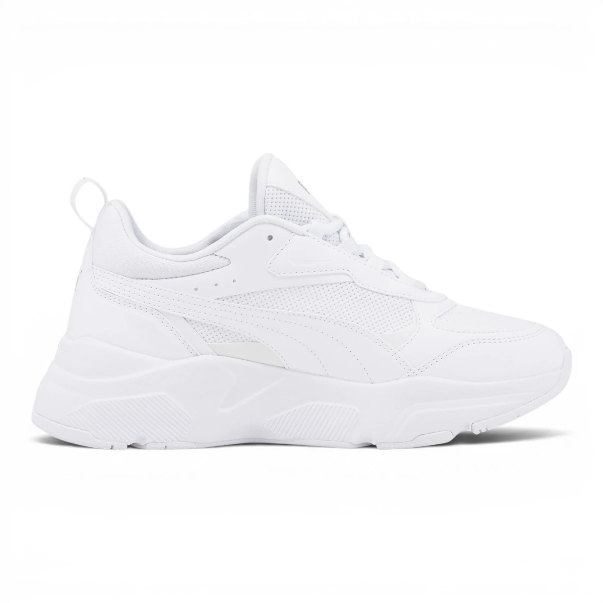 384647-01 Puma Cassia  White- White- Team Gold