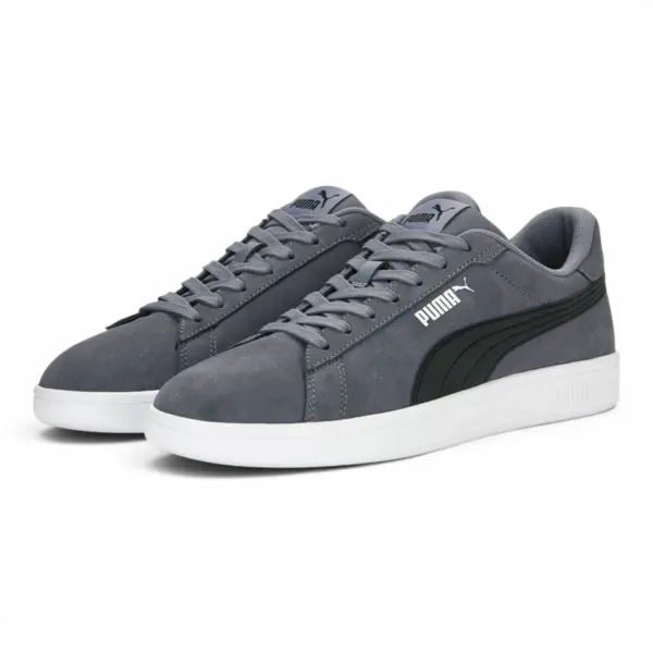 Kožne tenisice Puma Smash 3.0 – retro teniski stil u sivoj boji