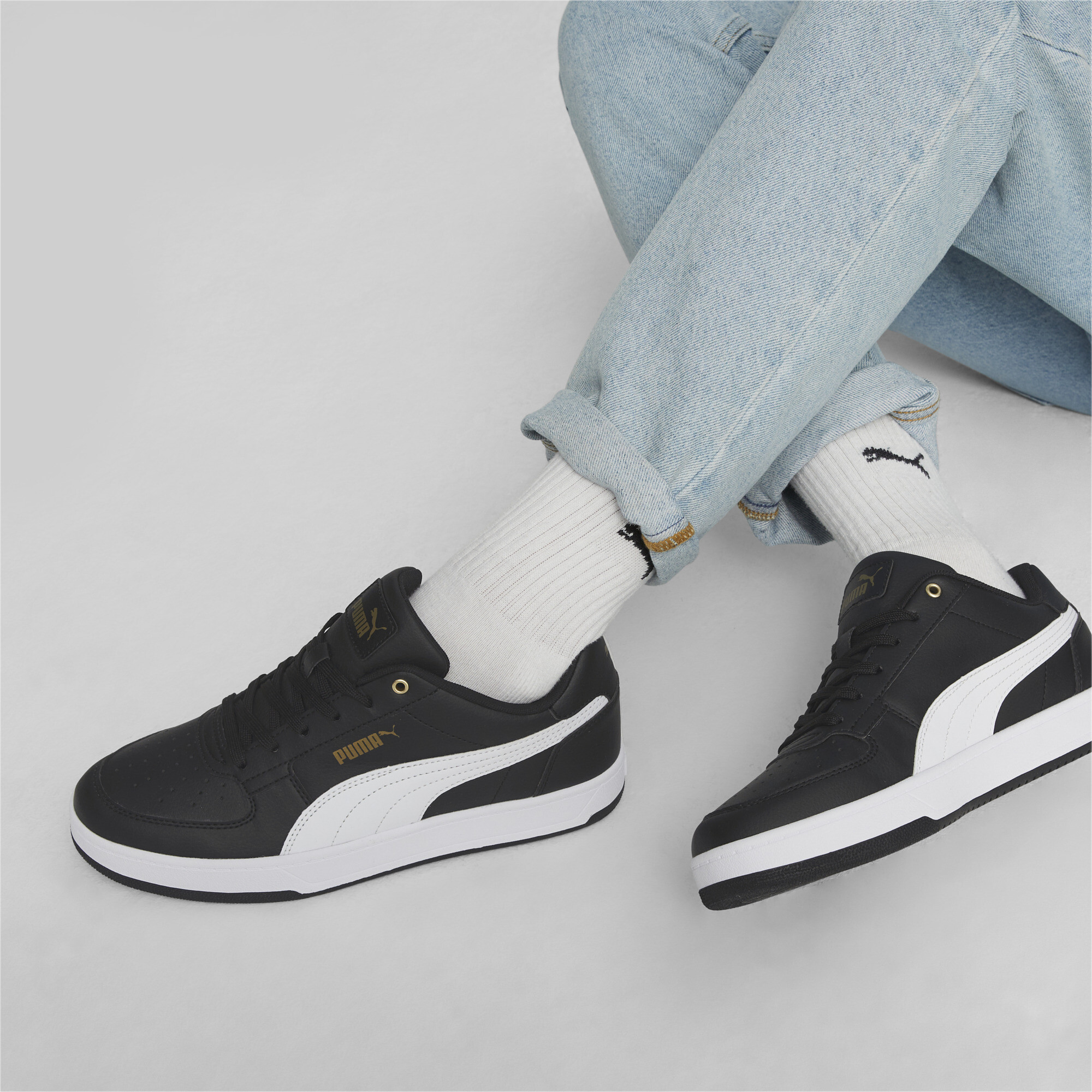 392290-04  Puma Caven 2.0 PUMA Black-PUMA White-Gol