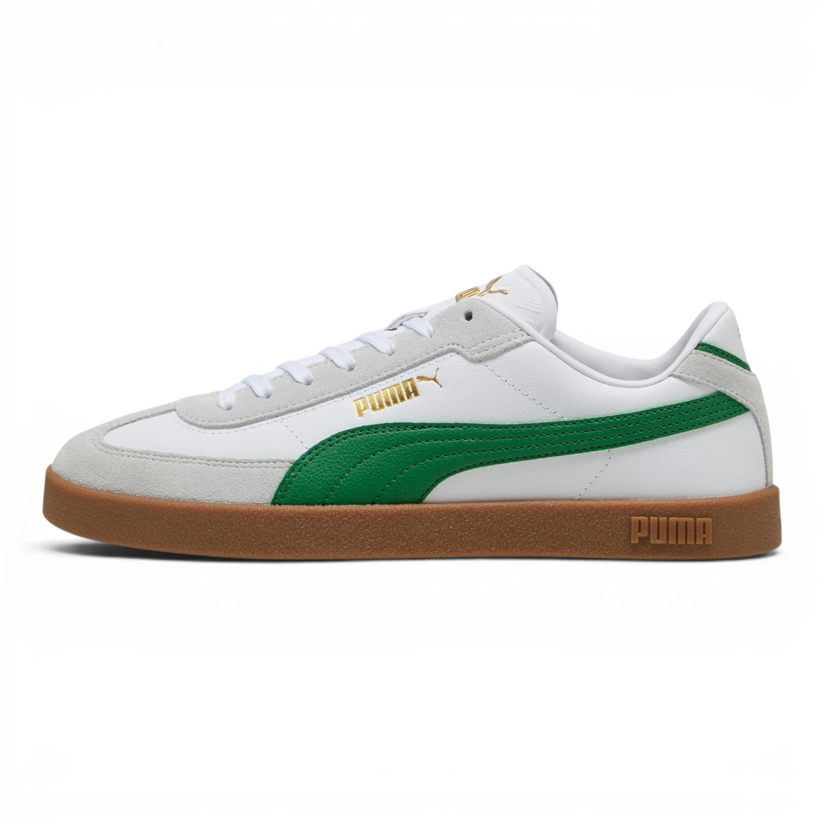 397447-22 Puma Club II Era  White-Archive Green-Gum