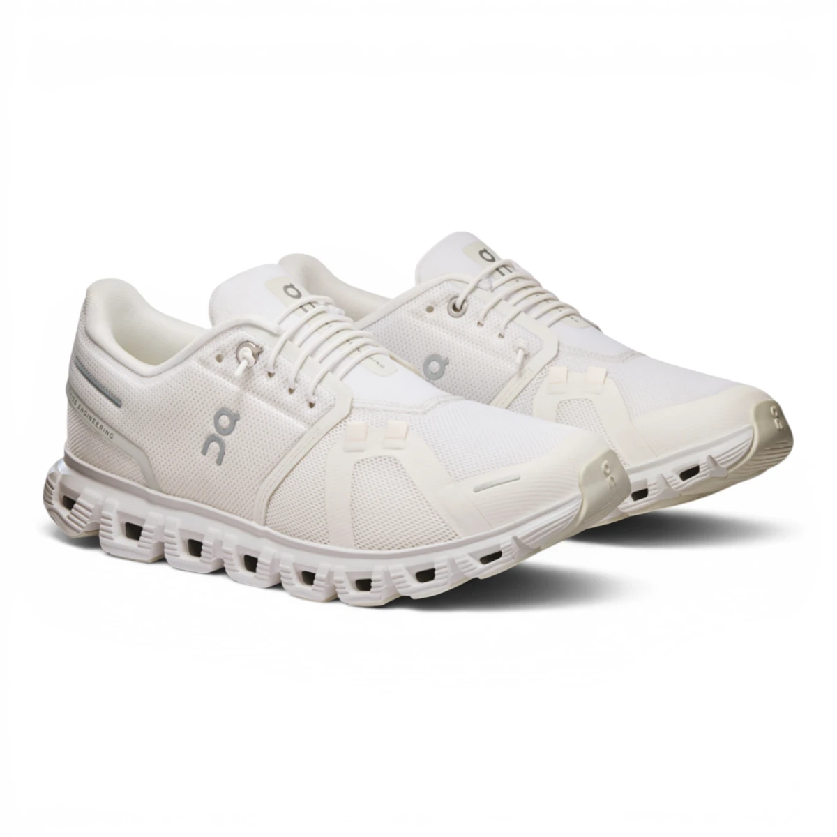 3WF10061200 Bijele ženske tenisice Cloud 6 White & White – On