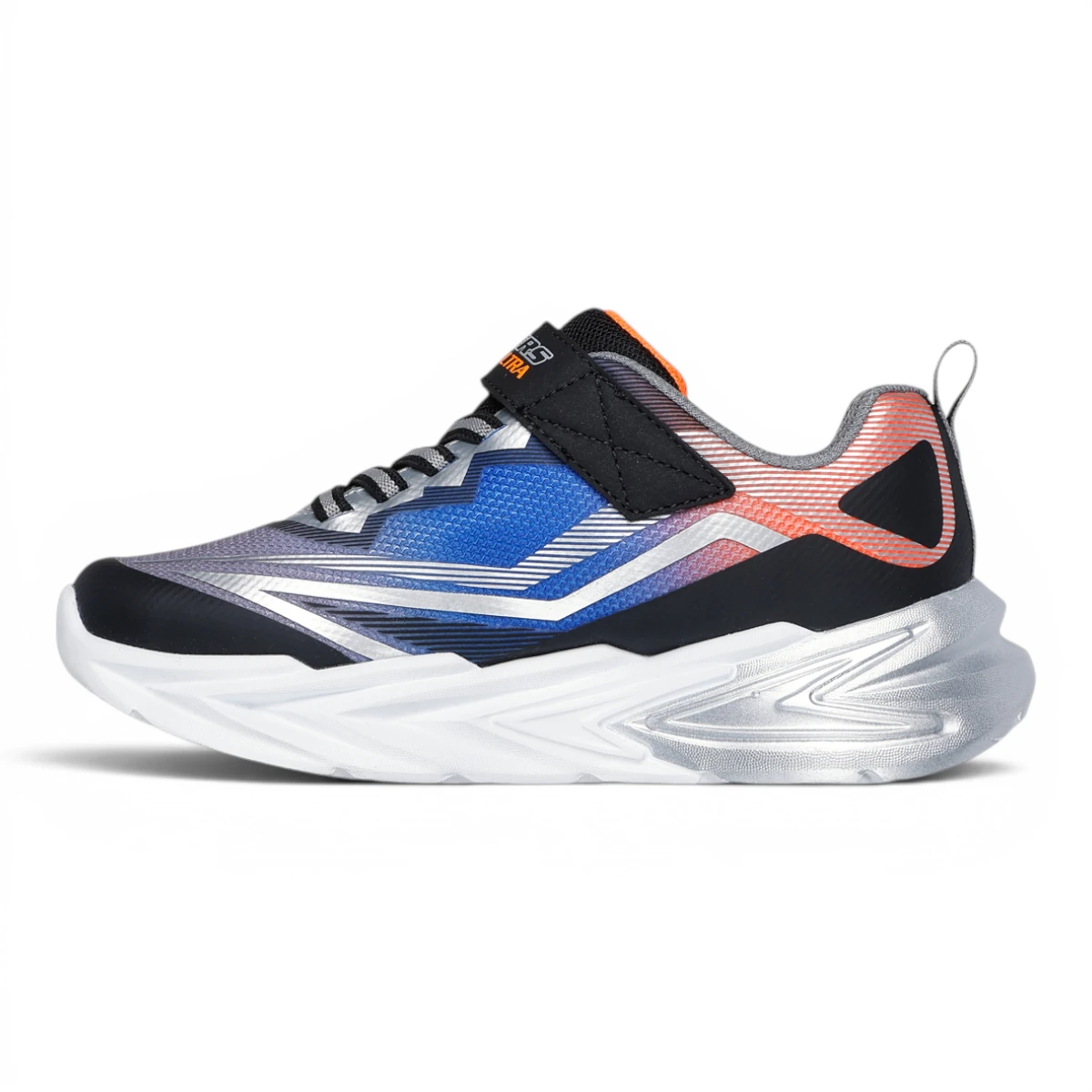 400139L-BKSL Flex-Glow Ultra dječje tenisice crno-srebrne – Skechers