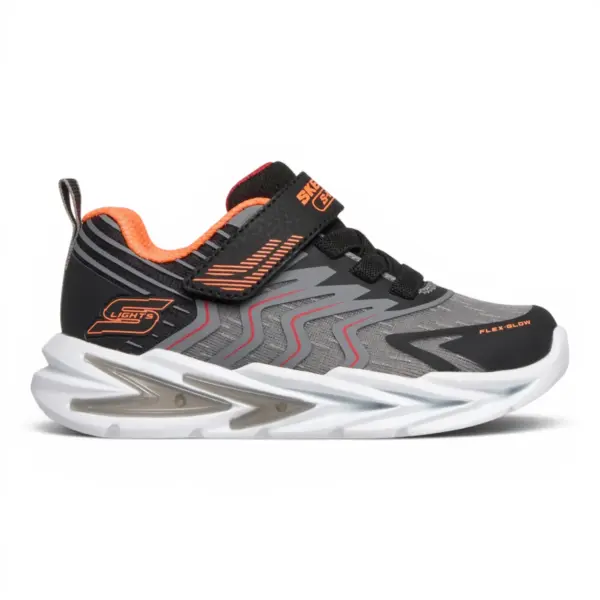 Flex Glow Ultra Prism Pacer crno-sive dječje tenisice - Skechers