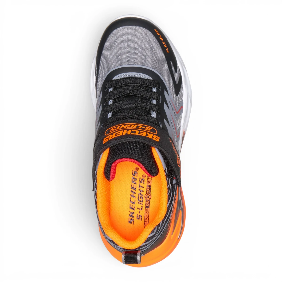 400141NC-BKCC Flex Glow Ultra Prism Pacer crno-sive dječje tenisice - Skechers