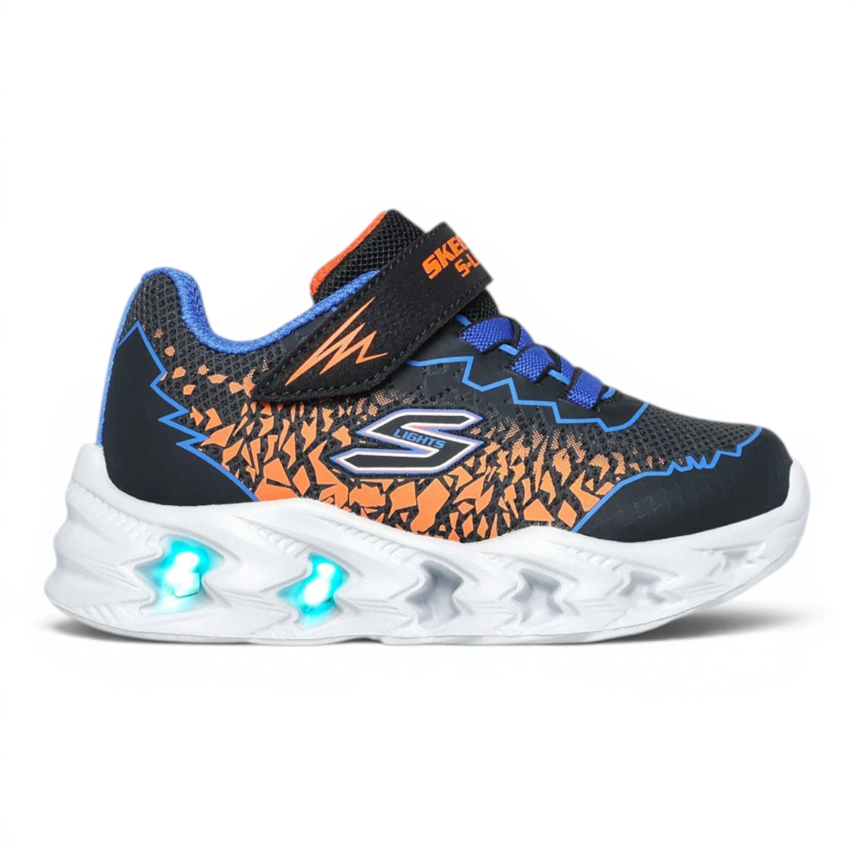 400603N-BBOR Vortex 2.0 Zorento dječje tenisice crno-narančaste – Skechers