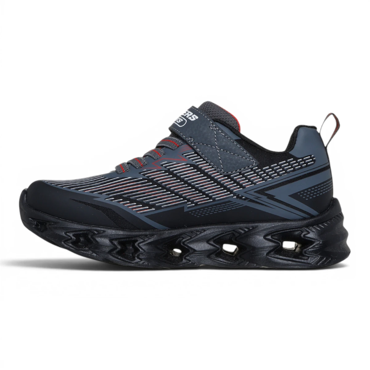 400605L-BKCC Vortex 2.0 Veltrox dječje tenisice crno-sive – Skechers