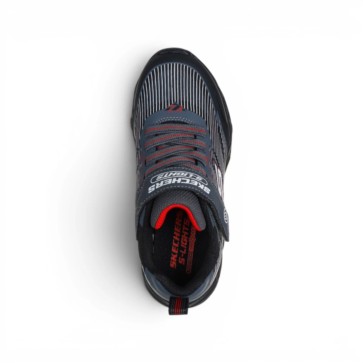 400605L-BKCC Vortex 2.0 Veltrox dječje tenisice crno-sive – Skechers