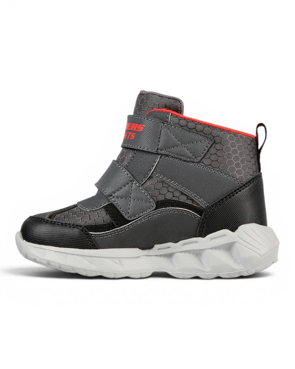 401504N-CCBK Magna-Lights Frost dječje gležnjače sivo-crne – Skechers