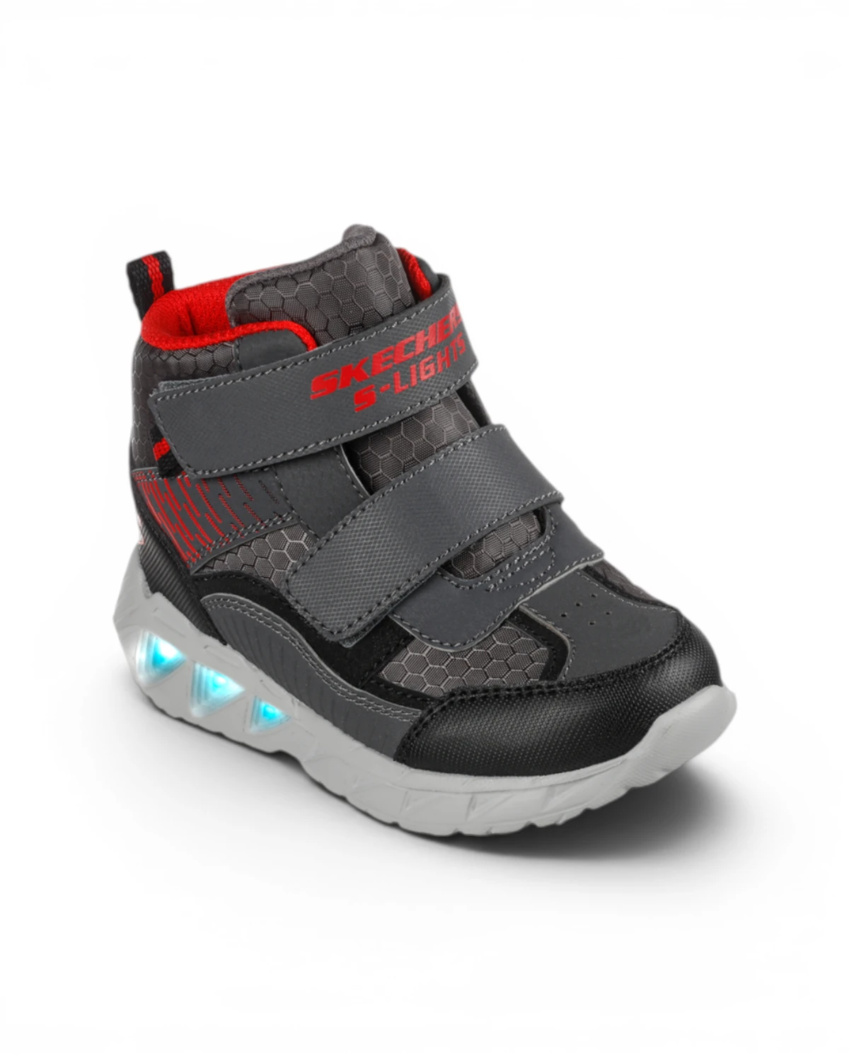 401504N-CCBK Magna-Lights Frost dječje gležnjače sivo-crne – Skechers