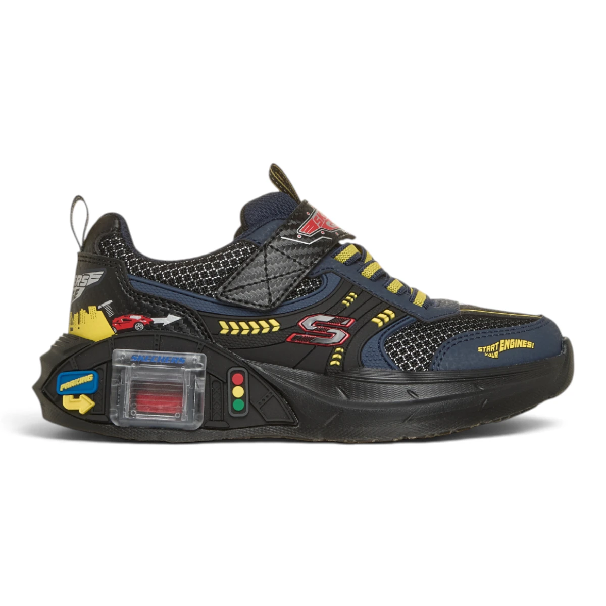 402150L-BKNV Skechers Garage crne dječje tenisice - Skechers