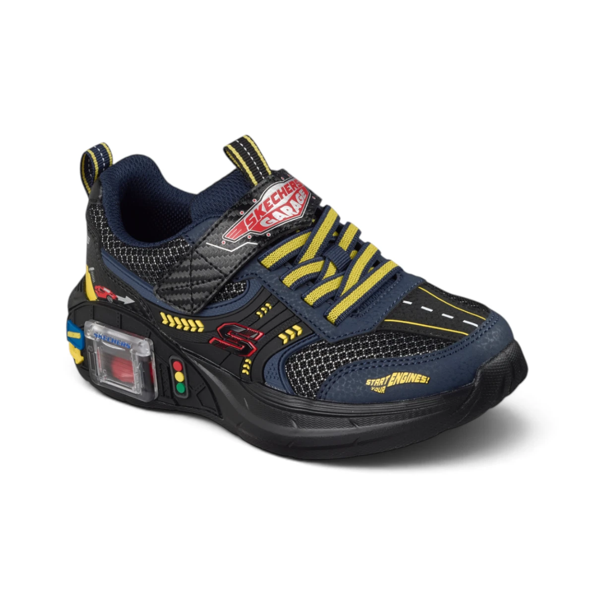 402150L-BKNV Skechers Garage crne dječje tenisice - Skechers