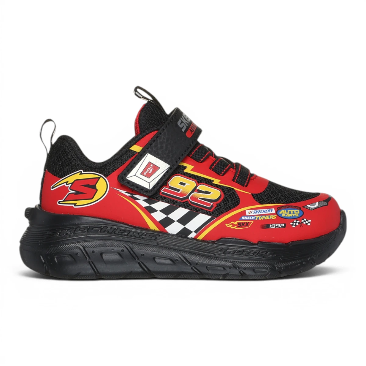 402303N-BKRD Skech Tracks dječje tenisice crno-crvene – Skechers