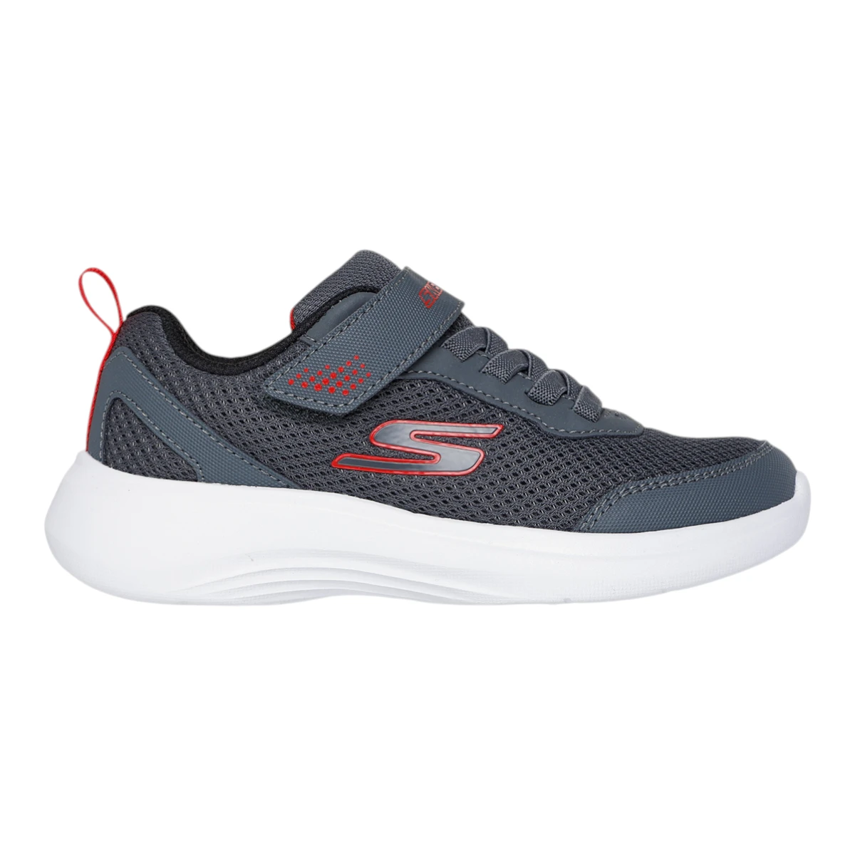 403615L-CHAR Selectors Reset dječje tenisice sive – Skechers