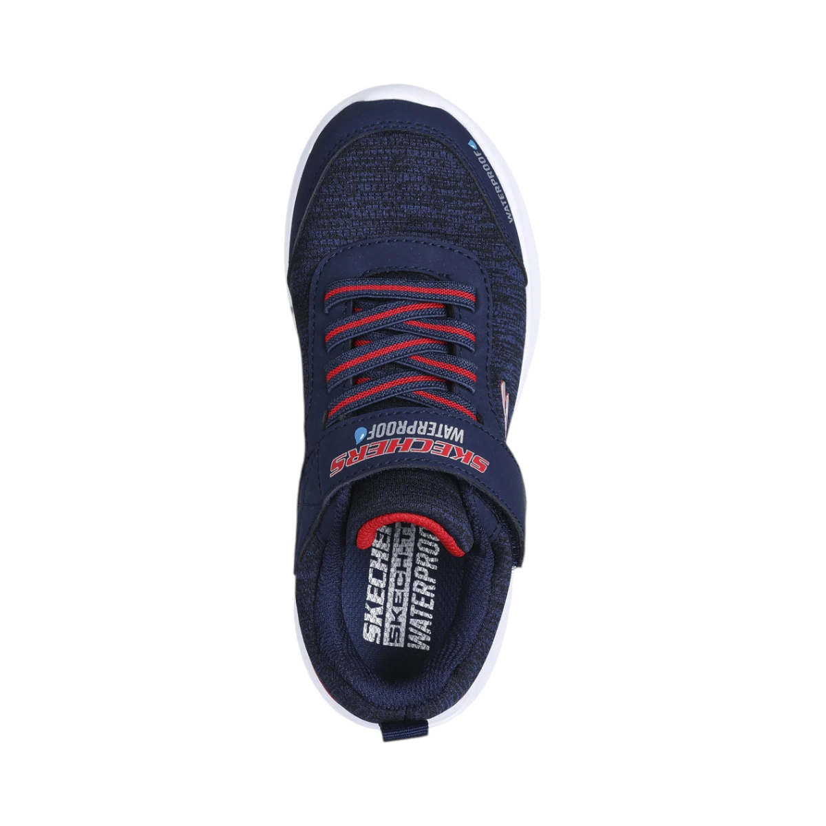 403739L-NVRD Bounder Dripper Drop dječje tenisice tamnoplavo-crvene – Skechers