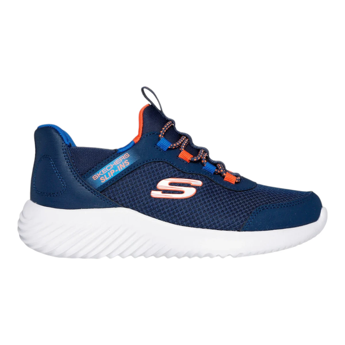 403822L-NVBL Bounder Brisk Burst dječje tenisice tamnoplavo-plave – Skechers